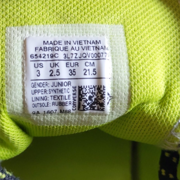 Converse All-star Flash Flood Oxford Junior size 3 - Picture 8 of 8